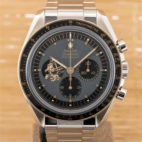 omega 50th anniversary moon watch cost|omega speedmaster 50th anniversary gold.